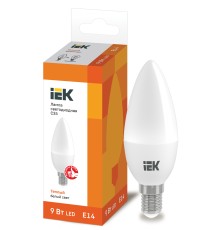 Iek LLE-C35-9-230-30-E14 Лампа светодиодная LED C35 свеча 9Вт 230В 3000К E14