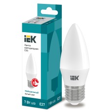 Iek LLE-C35-7-230-40-E27 Лампа светодиодная ECO C35 свеча 7Вт 230В 4000К E27 IEK