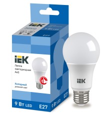 Iek LLE-A60-9-230-65-E27 Лампа светодиодная ECO A60 шар 9Вт 230В 6500К E27 IEK
