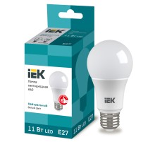 Iek LLE-A60-11-230-40-E27 Лампа светодиодная ECO A60 шар 11Вт 230В 4000К E27 IEK
