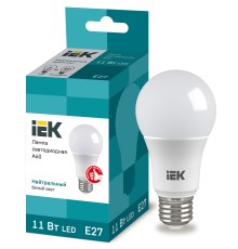 Iek LLE-A60-11-230-40-E27 Лампа светодиодная ECO A60 шар 11Вт 230В 4000К E27 IEK
