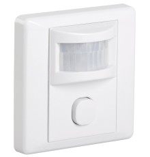 Iek LDD12-029-600-001 Датчик движения ДД 029 белый, макс. нагрузка 600Вт, угол обзора 120град., дальность 9м, IP20, ИЭК