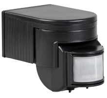 Iek LDD10-012-1100-002 Датчик движения ДД 012 черный, макс. нагрузка 1100Вт, угол обзора 180град., дальность 12м, IP44, ИЭК