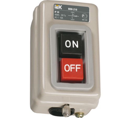 Iek KVK20-10-3 Выключатель ВКИ-216 3Р 10А 230/400В IP40 Iek KVK20-10-3 Выключатель ВКИ-216 3Р 10А 230/400В IP40