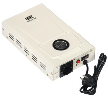 Стабилизатор напряжения IEK Slim 0.5кВА однофазный белый (IVS22-1-D05-09)