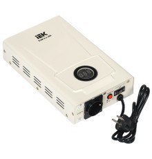 Стабилизатор напряжения IEK Slim 0.5кВА однофазный белый (IVS22-1-D05-09)