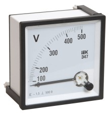 Iek IPV20-6-0500-E Вольтметр Э47 500В кл. точн. 1,5 96х96мм