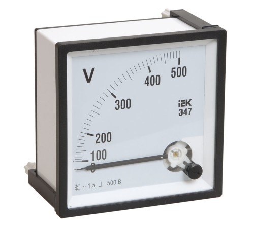 Iek IPV20-6-0500-E Вольтметр Э47 500В кл. точн. 1,5 96х96мм Iek IPV20-6-0500-E Вольтметр Э47 500В кл. точн. 1,5 96х96мм