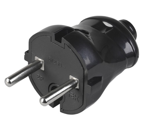 Iek EVP20-06-01-K02 ВПп20-02-Ст Вилка разборная прямая без з/к 6А черная Iek EVP20-06-01-K02 ВПп20-02-Ст Вилка разборная прямая без з/к 6А черная