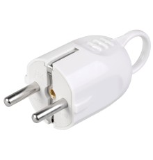 Iek EVP12-16-01-K01 ВПу12-01-Ст Вилка разборная угловая с з/к с кольцом 16А белая