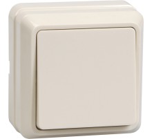 Iek EVO10-K33-10-DC ВС20-1-0-ОКм Выключатель 1кл 10А откр.уст. ОКТАВА (кремовый)