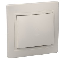 Iek EVK12-K33-10-DM ВСп10-1-0-ККм Выключатель 1кл проход. 10А КВАРТА (кремовый)