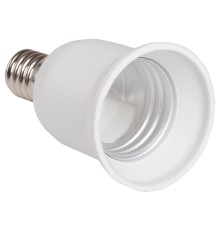Iek EPR21-01-01-K01 ПР14-27-К02 Переходник пластик, Е14-Е27, белый, индивидуальный пакет, IEK
