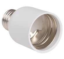 Iek EPR13-01-01-K01 ПР27-40-К02 Переходник пластик, Е27-Е40, белый, индивидуальный пакет, IEK