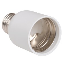 Iek EPR13-01-01-K01 ПР27-40-К02 Переходник пластик, Е27-Е40, белый, индивидуальный пакет, IEK
