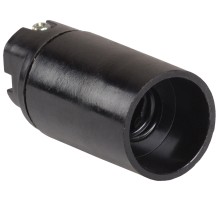 Iek EPK20-04-01-K01 Пкб14-04-К01 Патрон подвесной карболитовый, Е14, черный, стикер на изделии, IEK