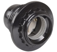 Iek EPK11-04-02-K01 Пкб27-04-К11 Патрон карболитовый с кольцом, Е27, черный, индивидуальный пакет, IEK