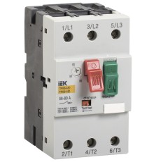 Выключатель защиты двигателя ПРК64-25 In=25A      Ir=16-25A Ue 660В IEK
