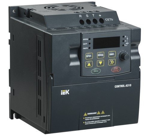 Преобразователь частоты CONTROL-A310 380В 3ф 0.75кВт 2.3А ИЭК CNT-A310D33V0075TEZ Преобразователь частоты CONTROL-A310 380В 3ф 0.75кВт 2.3А ИЭК CNT-A310D33V0075TEZ