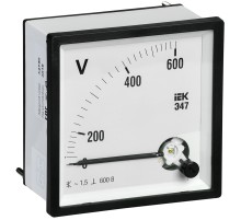 Iek IPV10-6-0600-E Вольтметр Э47 600В кл. точн. 1,5 72х72мм