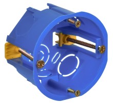 Iek UKG10-068-045-000-P-UO Коробка установочная С3 D=68x45 мм для полых стен (с саморезами и пластиковыми лапками) GENERICA