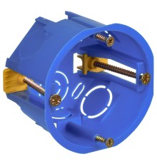 Iek UKG10-068-045-000-P-UO Коробка установочная С3 D=68x45 мм для полых стен (с саморезами и пластиковыми лапками) GENERICA