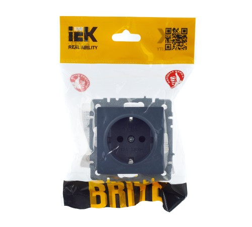 IEK BR-R14-16-K35 BRITE Роз. с з/к/ш 16А РС14-1-0-БрМ мар. IEK BR-R14-16-K35 BRITE Роз. с з/к/ш 16А РС14-1-0-БрМ мар.
