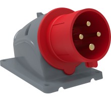 Iek PSN52-032-4 Вилка стационарная ССИ-524 32А-6ч/380-415В 3Р + РЕ IP44 MAGNUM ИЭК