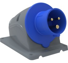 Iek PSN51-016-3 Вилка стационарная ССИ-513 16А-6ч/200-250В 2Р + Р Е IP44 MAGNUM ИЭК