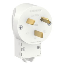 Systeme electric BLNSV003231 BLANCA С/У ВИЛКА СИЛОВАЯ 2К+З, 32А, 250В, БЕЛЫЙ