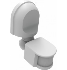 Датчик движения инфракрасный ДДИ-101 02 1200Вт 2-12м 180град. бел. DEKraft 60131DEK