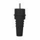 Вилка прямая c/з каучук 16А 250В IP44 (еврослот)