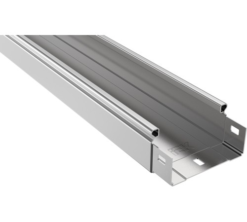 Лоток листовой IEK CLN10-050-100-3 неперфорированный 50x100мм L3000мм сталь оц. 0.7мм горяч.оцинк. (упак.:1шт)