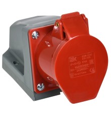 Iek PSR12-016-5 Розетка 115 стационарная 3Р + РЕ+ N 16А 380В IP44 ИЭК