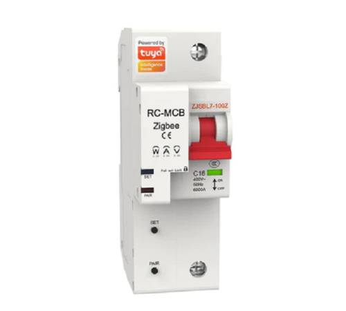 Выключатель MOES Zigbee circuit breaker 1P 10A ZCB-SC-1P10