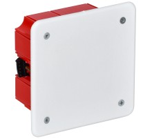 Iek UKT11-092-092-040 Коробка КМ41001 распаячная для твердых стен 92x92x45 (с саморезами, с крышкой)