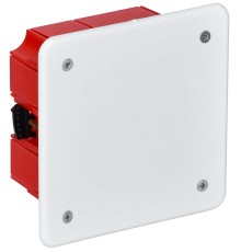 Iek UKT11-092-092-040 Коробка КМ41001 распаячная для твердых стен 92x92x45 (с саморезами, с крышкой)