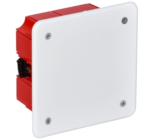 Iek UKT11-092-092-040 Коробка КМ41001 распаячная для твердых стен 92x92x45 (с саморезами, с крышкой) Iek UKT11-092-092-040 Коробка КМ41001 распаячная для твердых стен 92x92x45 (с саморезами, с крышкой)