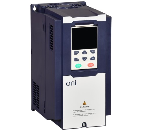Преобразователь частоты K750 380В 3Ф 5.5-7.5кВт 13-17А ONI K750-33-55N75NTM Преобразователь частоты K750 380В 3Ф 5.5-7.5кВт 13-17А ONI K750-33-55N75NTM