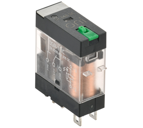 Реле общего назначения OGR-1 1C 24В DC с LED и тест. кнопкой ONI OGR-1-1C-DC24V-L-B
