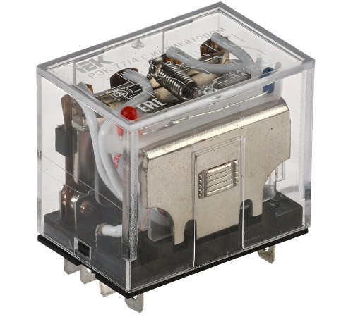 Реле РЭК77/4(LY4) с индикацией 10А 230В АC | RRP10-4-10-220A-LED | IEK