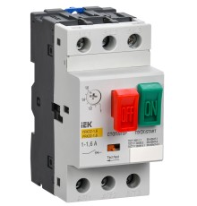 Пускатель ПРК32-1.6 In1.6А Ir1.0-1.6А Ue 660В ИЭК DMS11-D16