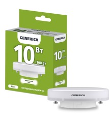 IEK LL-T80-10-230-40-GX53-G Лампа LED T80 таблетка 10Вт 230В 4000К GX53 GENERICA