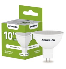 IEK LL-MR16-10-230-40-GU5-G Лампа LED MR16 софит 10Вт 230В 4000К GU5.3 GENERICA