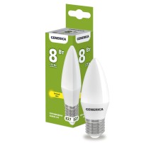 IEK LL-C35-08-230-30-E27-G Лампа LED C35 свеча 8Вт 230В 3000К E27 GENERICA