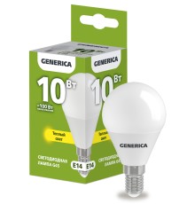 IEK LL-G45-10-230-30-E14-G Лампа LED G45 шар 10Вт 230В 3000К E14 GENERICA