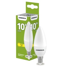 IEK LL-C35-10-230-30-E14-G Лампа LED C35 свеча 10Вт 230В 3000К E14 GENERICA
