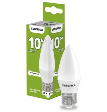 IEK LL-C35-10-230-40-E27-G Лампа LED C35 свеча 10Вт 230В 4000К E27 GENERICA