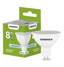 IEK LL-MR16-08-230-65-GU5-G Лампа LED MR16 софит 8Вт 230В 6500К GU5.3 GENERICA