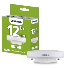 IEK LL-T80-12-230-40-GX53-G Лампа LED T80 таблетка 12Вт 230В 4000К GX53 GENERICA